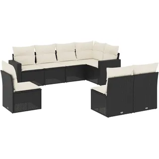 VidaXL 3251403, Cremefarben, Rattan, Stahl, 110 kg, Erwachsene & Kinder, 655 mm, 620 mm - Beige