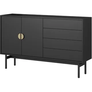 Selsey Sideboard 154 x 0 x 0 cm schwarz