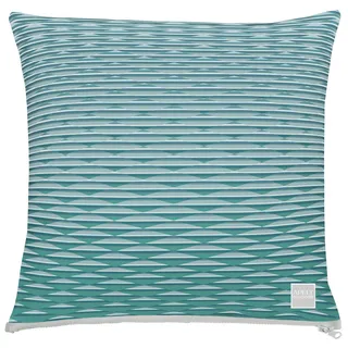 Dekokissen APELT "3909" Gr. 2, blau (petrol), B:48cm H:5cm L:48cm, Obermaterial: 100% Polyacryl. Füllung: 100% Polyester, Dekokissen_Sitzkissen_Kissenhüllen, Dekokissen