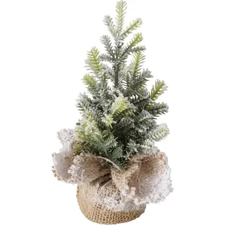 Boltze Gruppe Dekobaum Tanne grün 22cm (1 Stück) - Braun