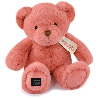 Histoire d'Ours - Der Teddybär Rosé Praline 28 cm – Rosa – 28 cm – Geschenk zur Geburt – HO3232