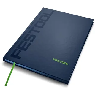 Festool Notizbuch A4 kariert Blau