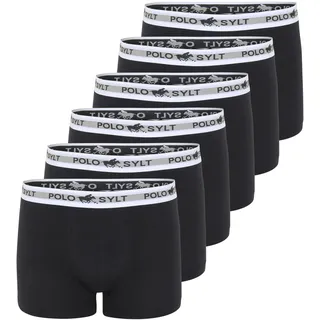 Polo Sylt Boxershorts im Sechserpack und Label-Look