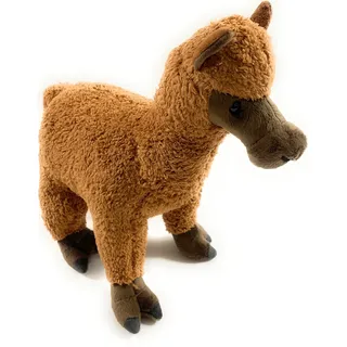 Onwomania Riesen Alpaka Kamel 40cm Plüschtier Kuscheltier Stoff Tier Braun - Braun