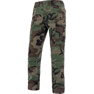 John Doe Cargo Mono Camouflage 2.0, Textilhose - Oliv/Braun/Dunkelgrün/Schwarz - W33/L32
