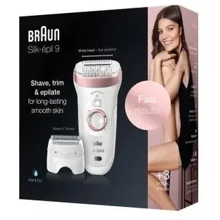 Braun Epilierer Silk-epil 9 720 mit Rasier- und Trimmeraufsatz 1 St Frauen