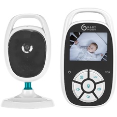 Babymoov YOO-See Video-Babyphone, 2,4 Zoll Display, Nachtsicht, Zoom-Funktion, Gegensprechfunktion, VOX-Funktion