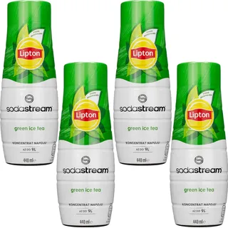 SodaStream Getränke-Sirup Lipton Eistee Grüner Tee, 440ml, 4 Stück