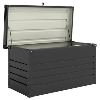Outsunny Gartenbox 120 x 61 x 62 cm Grau