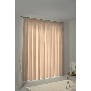 Vorhang WIRTH "Wiessee" Gr. 4, beige (naturfarben), B:150cm H:225cm, Jacquard, Baumwolle, Leinen, Modal, Gardinen, Vorhang