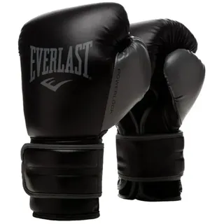 EVERLAST Powerlock 2r Trainingshandschuhe Schwarz 16 oz