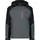 MAN JACKET ZIP HOOD Grau 46