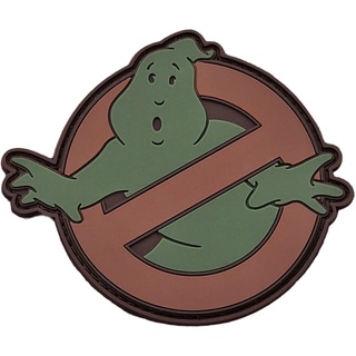 Multicam Ghostbusters No Ghost Cosplay Movie PVC Rubber Patch