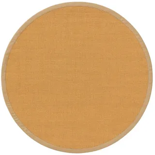 benuta Nest Sisalteppich Sana Beige ø 250 cm rund , Textil , Beton Optik , Rund , 250x250 cm , Gots , für Fußbodenheizung geeignet , Teppiche und Böden, Teppiche