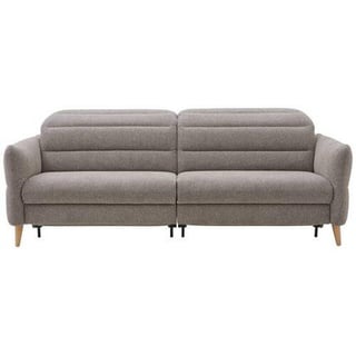 Dieter Knoll 2-Sitzer-Sofa , Greige , Textil , Eiche , massiv , 234-262x85-106x98-112 cm , Goldenes M , Typenauswahl, Fußauswahl, Lederauswahl, Stoffauswahl, planbar, Armteilvarianten, Sitzqualitäten, Bettfunktion erhältlich, Hocker erhältlich, Rücken echt, individuell planbar, Armteil links, Armteil rechts , Wohnzimmer, Sofas & Couches, Sofas, Textilsofas