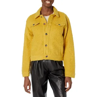 Desigual Womens CHAQ_VILAFRANCA Jacket, Yellow, L