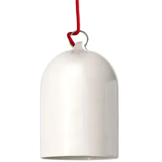 Creative Cables Mini Lampenschirm. Xs Keramik Lampenschirm Für Aufhängung - Glossy White - One Size