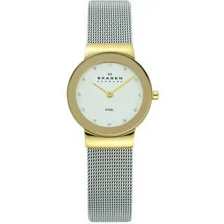 Skagen Freja Lille Damenuhr, Quarz-Zweizeigerwerk mit Edelstahl- oder Lederarmband