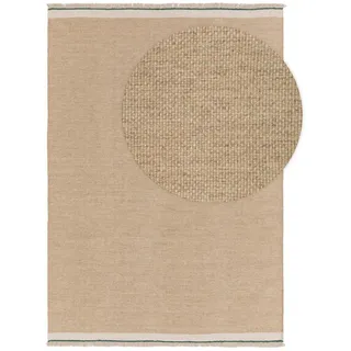 benuta Pop Wollteppich Karla Beige 120x170 cm Gots, pflegeleicht, Teppiche - Böden, Teppiche, Naturteppiche