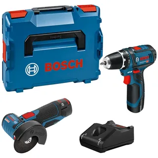 Bosch Maschinen-Set GSR 12V-15/GWS 12V-76