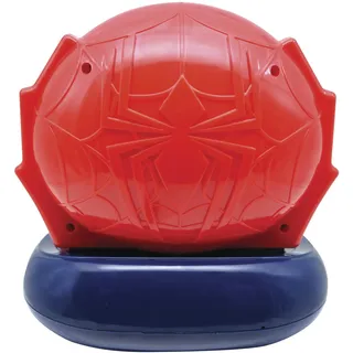 Lexibook Marvel Spider-Man Peter Parker Radio-Projektionswecker, Eingebautes Nachtlicht, Projektion der Zeit an der Decke, Soundeffekte, batteriebetrieben, Blau/Rot, RP500SP_11