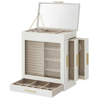 Hansiro Schmuckkästchen ST. John's ; Glas , 26.1x32x15.5 cm , Ordnen & Aufbewahren, Schmuckaufbewahrung