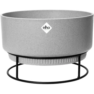 elho B.for Studio Schale 30 - Blumentopf für Innen - Ø 29.5 x H 19.1 cm - Grau/Living Beton