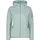 Damen Strickjacke mit Fester Kapuze Jade-Weiß 34