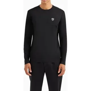 EA7 für Herren. 8NPT17_PJRGZ Train Premium T-shirt schwarz (XL), Lässig, Sportlich, Multisport, Viskose, Langarm