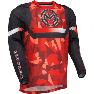 Moose Racing Sahara S22, Trikot - Rot/Weiß/Schwarz - S