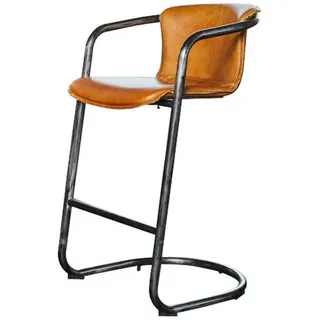 Kawola Barhocker Trivia Braun Leder , 51x102x62 cm , Esszimmer, Barmöbel, Barhocker