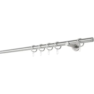 MYDECO Vorhangstange Match 1-läufig Ø 20 mm 250 cm Silber