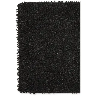 Emma Barclay Taren Sparkle Chenille-Badematte, 50 x 80 cm, Schwarz