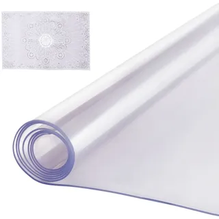 Vevor Tischdecke Kunststoff 42 x 60 Zoll transparent