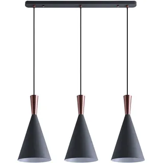 Paco Home JULIET 3-flg. 19 cm bunt (grau, kupfer)