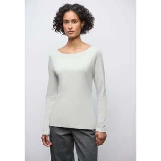 STREET ONE Damen Basic Langarmshirt
