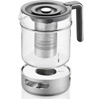 GEFU Set mit Teekanne T-PREP 1,5 Liter für 5 - 6 Tassen + Stövchen