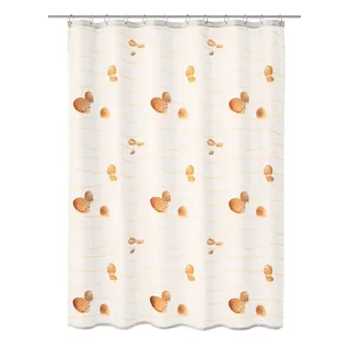 KLEINE WOLKE Duschvorhang Miami 180 x 200 cm beige