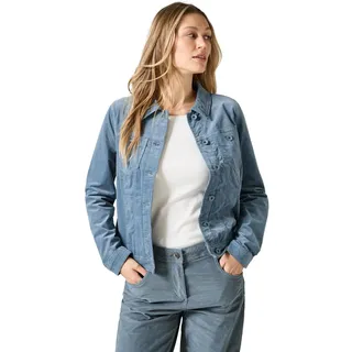 CECIL Damen B212275 Cordjacke, Dove Blue, XL