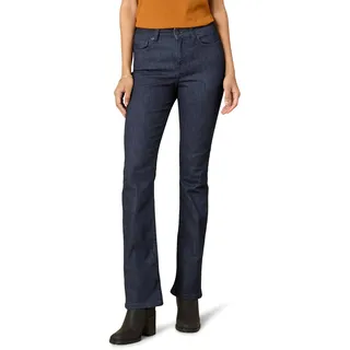 Amazon Essentials Damen Stretchige Slim-Bootcut-Jeans Mittelhoher Bund - Auslaufmodell, Leicht Ausgespült, 42 Lang