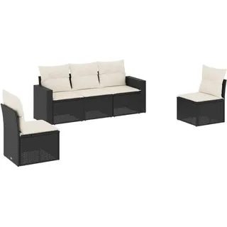 VidaXL 3251123, Cremefarben, Rattan, Stahl, 110 kg, Erwachsene & Kinder, 655 mm, 620 mm - Beige