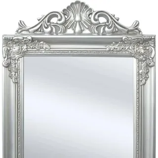 vidaXL Standspiegel im Barock-Stil 160x40 cm Silbern - Silber