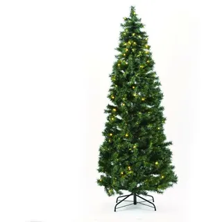 ACA LAILIAS XMAS POP UP beleuchteter grüner Weihnachtsbaum, 200 LEDs, 210 cm Durchmesser, 76 cm Höhe, 2 m Netzkabel, X1821020002