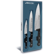 Arcos Universal Küchenmesser-Set, Stainless Steel, Schwarz, 3