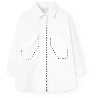 Boboli Poplin Langarmhemd - White - 14 Jahre