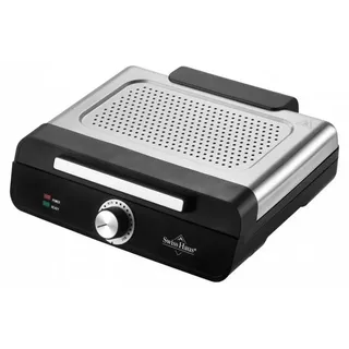 Elektrisches Grillfeld mit Deckel, 36x26 cm, 2200W, Edelstahl, Swiss Haus SH-TG22