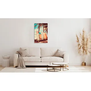 queence Acrylglasbild »Erda« Himmel   Italien   Landschaft   Meer   Meer Bilder   Palmen   Spanien   Sport   Strand 1 Stk. tlg. Fine Art-Print in Galeriequalität, beige