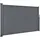 Seitenmarkise 300 x 190 cm Grau Polyester