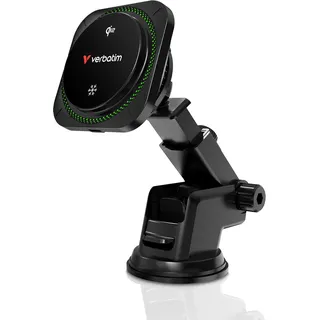 Verbatim Charge 'n' Drive KFZ-Ladegerät Qi2 mit RGB Beleuchtung 15 Watt