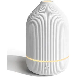 SALUBRITO Aroma Diffuser, 100ml Weiß Diffusor für ätherische Öle, Ultraschall Aromatherapie Diffuser, Klein Diffuser für Zuhause Büro Yoga, Geschenk für Frauen